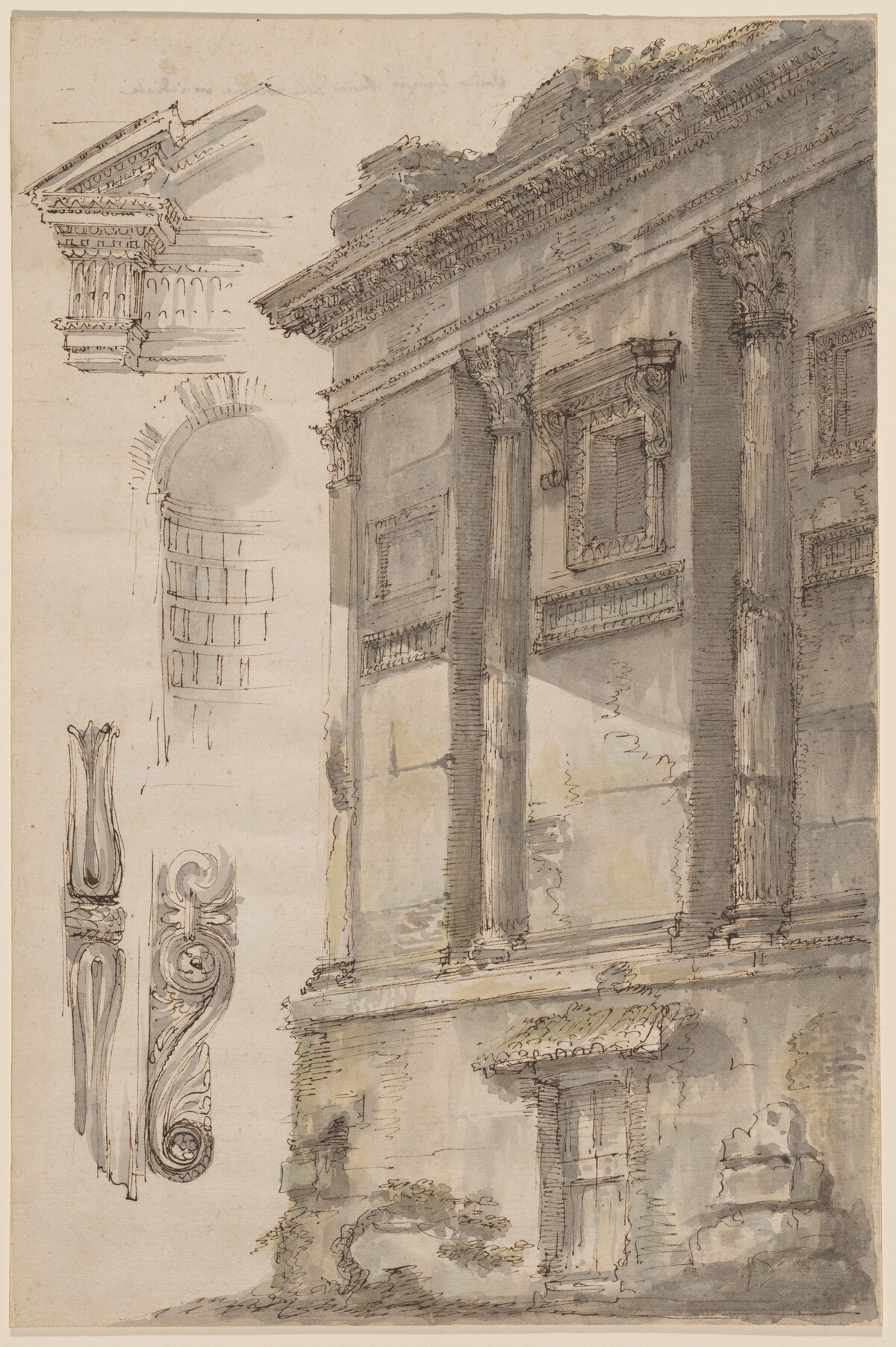 Studies of the Cenotaph of Annia Regilla by Mauro Antonio Tesi