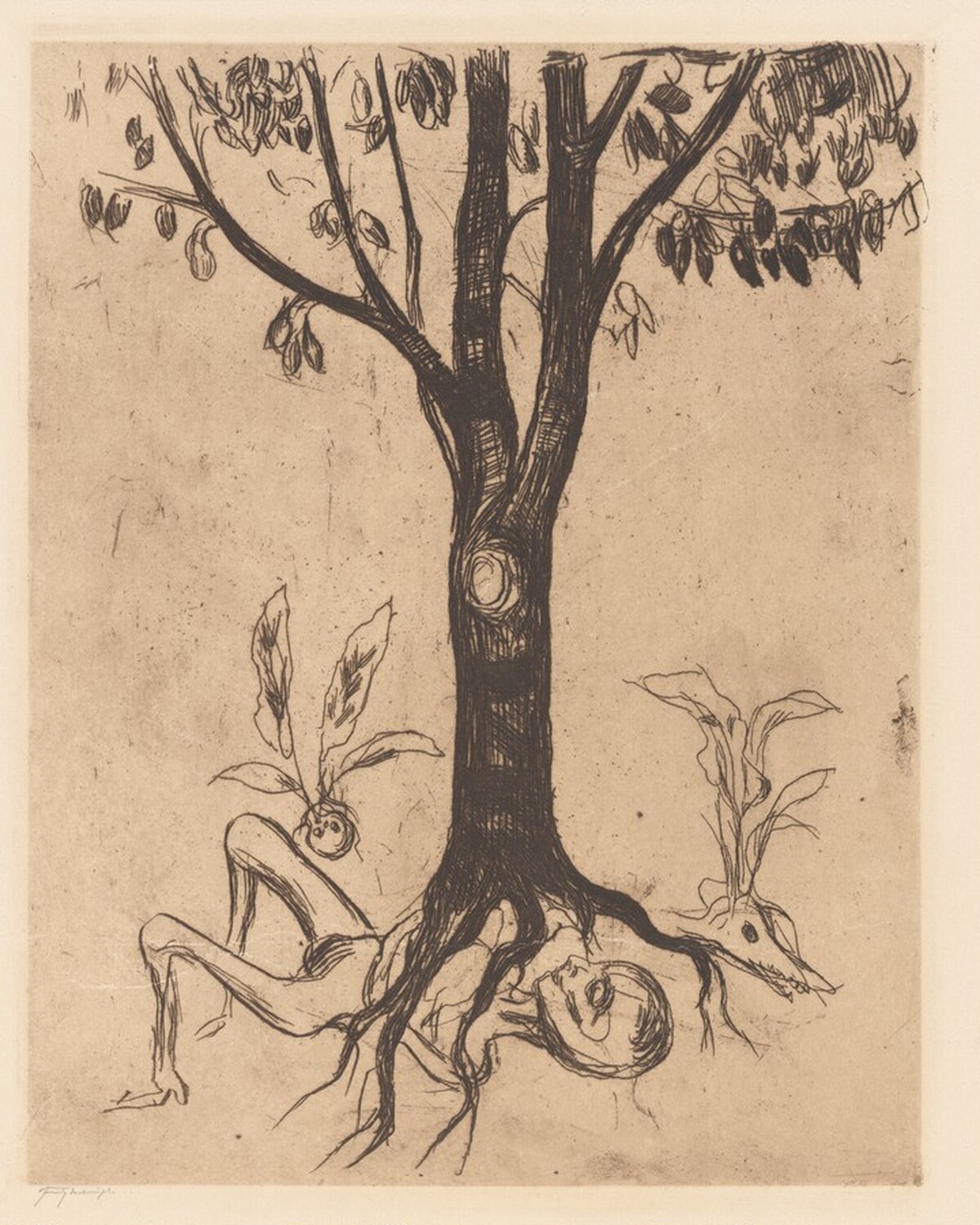 Life and Death (Liv og død) by Edvard Munch