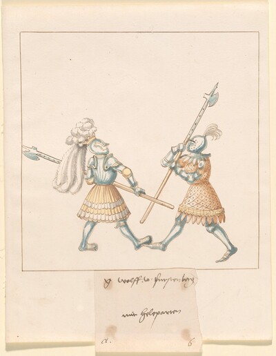 Foot Combat with Halberds