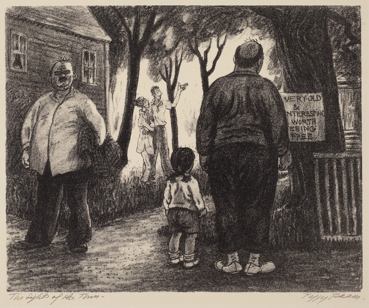 The Sights of the Town by Peggy Bacon