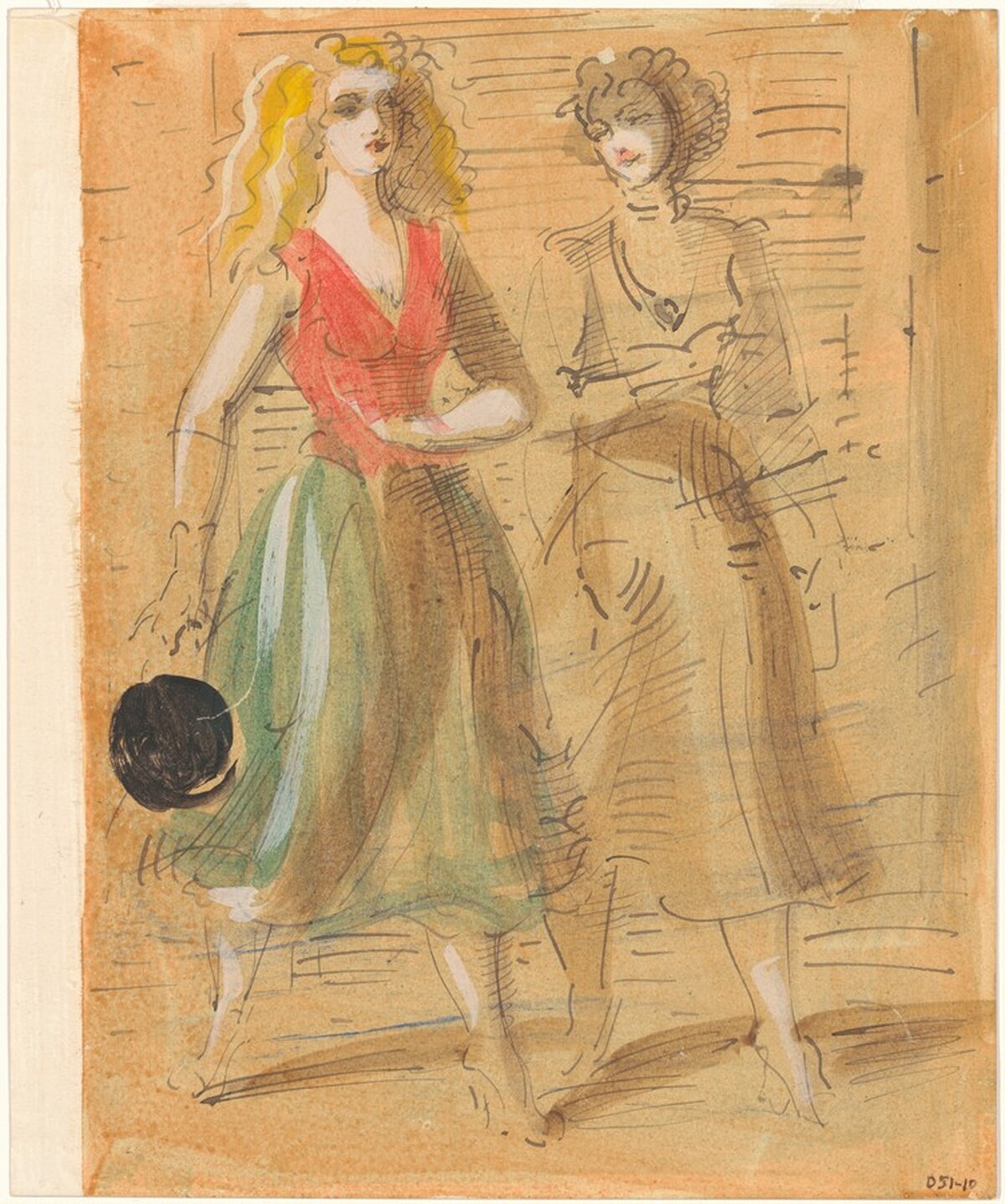 Two Women by Reginald Marsh