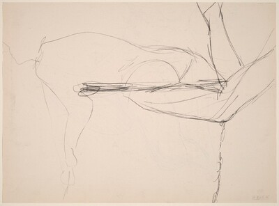Untitled [figure on a swing] [recto]
