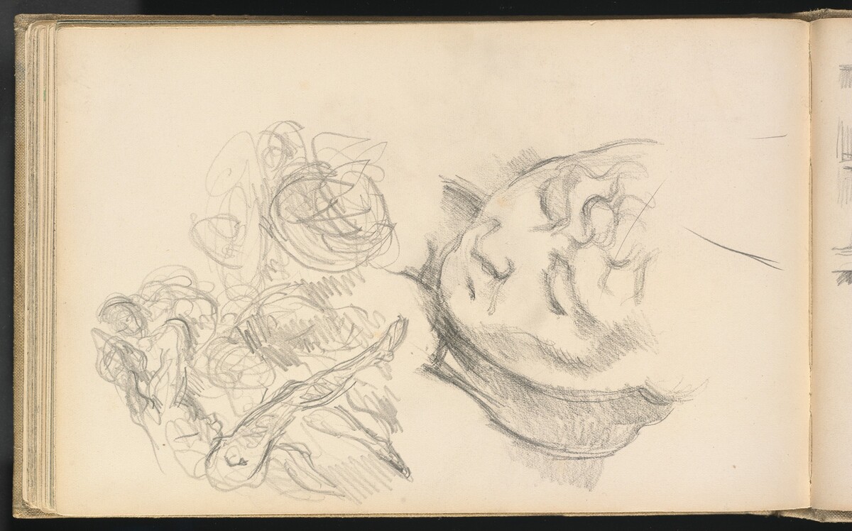 Studies Including Madame Cezanne by Paul Cezanne