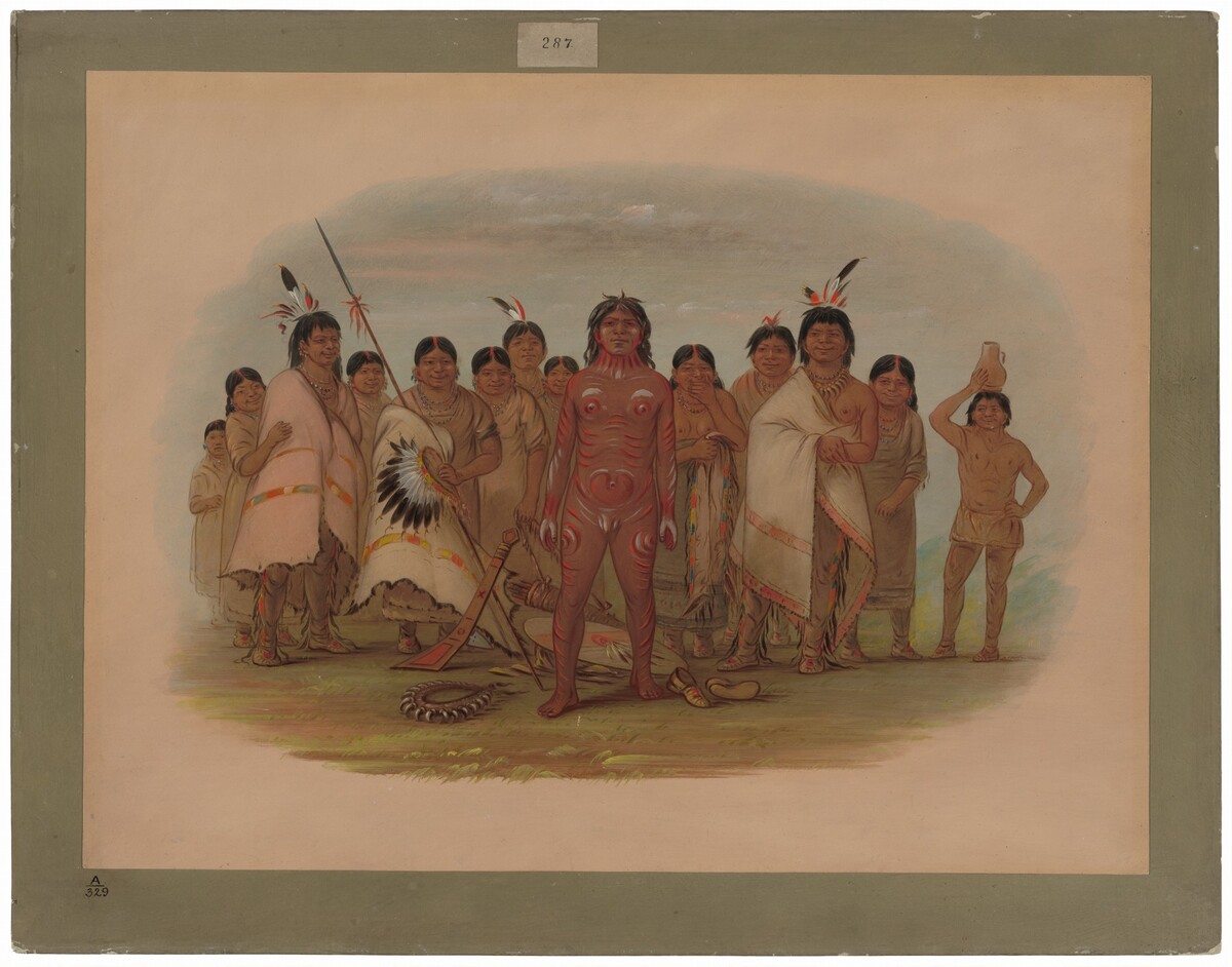 "Paint Me" - Apachee by George Catlin