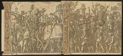 The Triumph of Julius Caesar [no.5 and 6 plus 2 columns]
