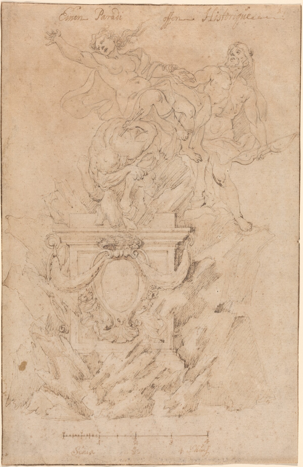 The Rescue of Deianeira by Austrian 18th Century