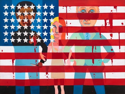 The American People Series #18: The Flag is Bleeding