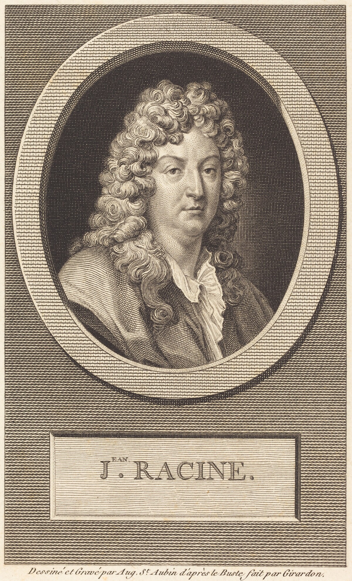 Jean Racine by Augustin de Saint-Aubin