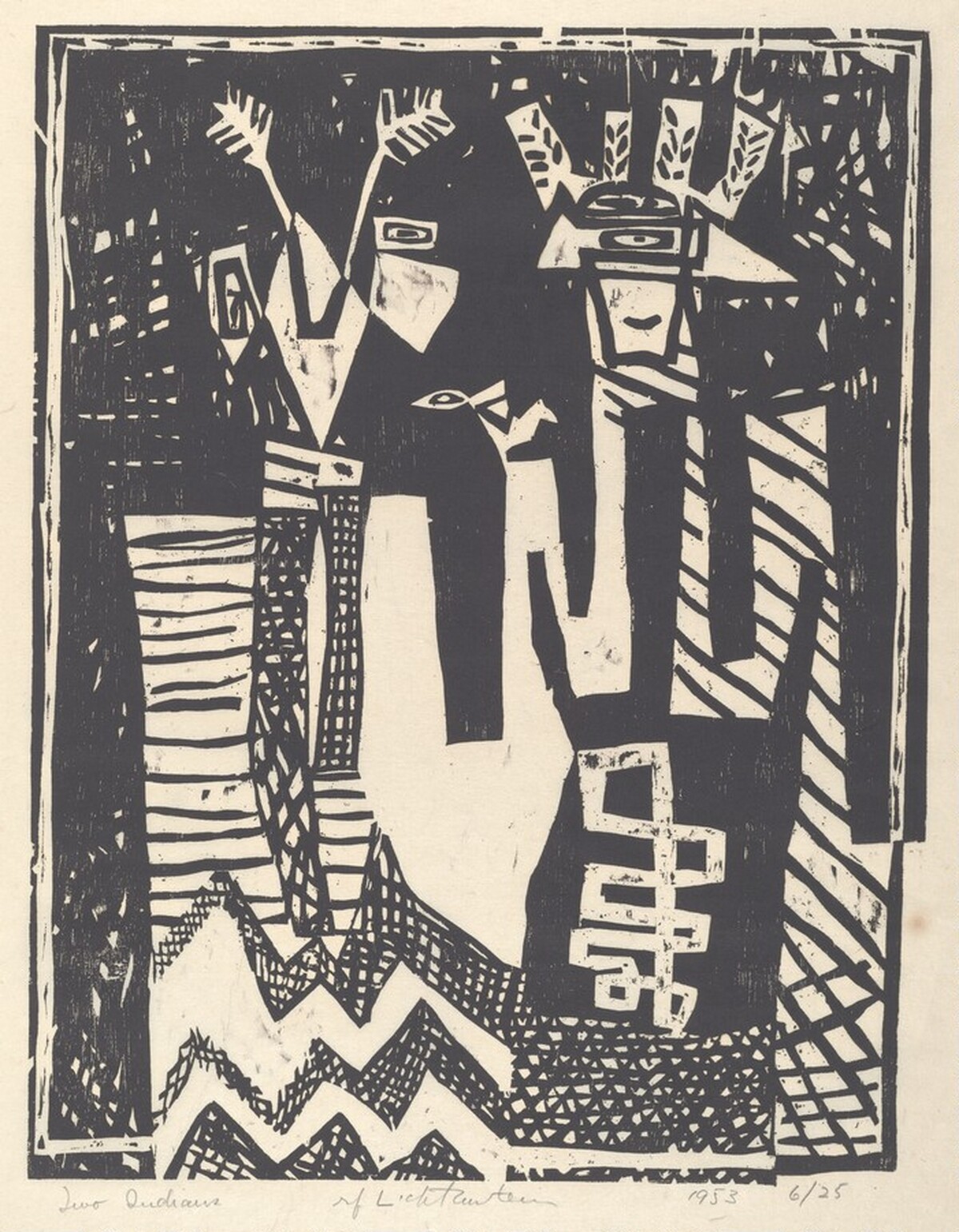 Two Indians by Roy Lichtenstein