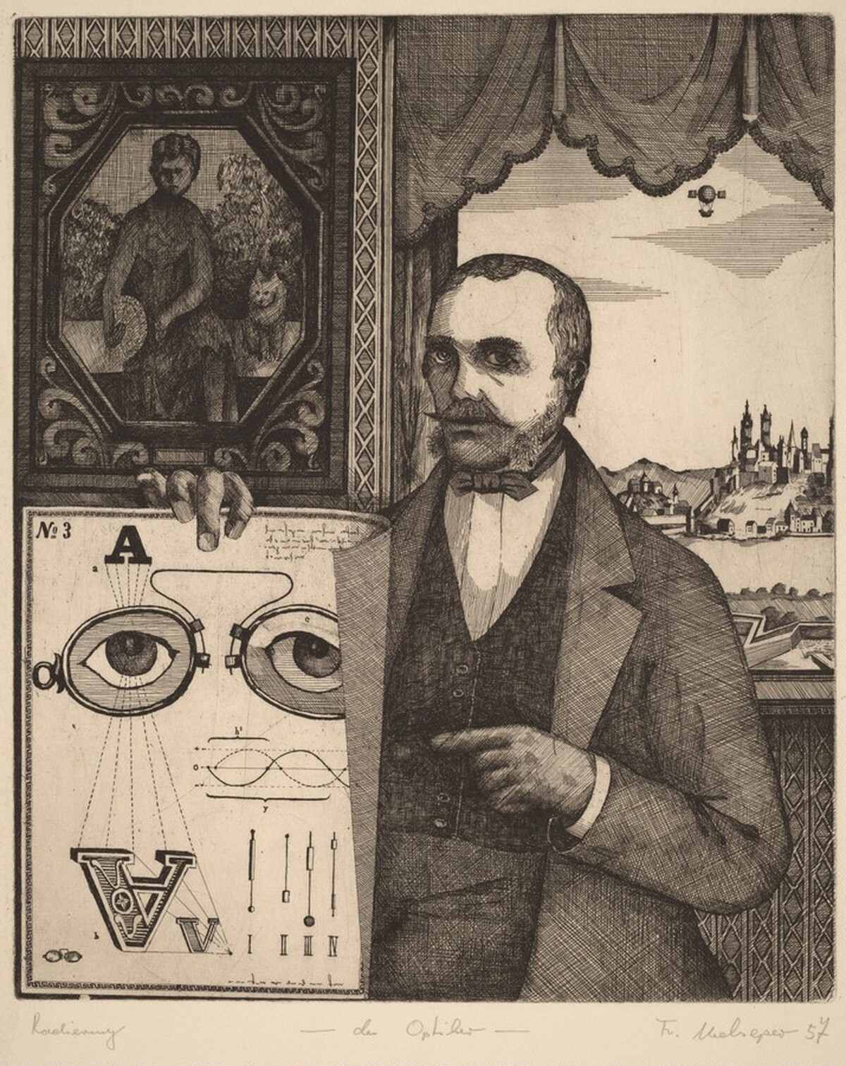 Der Optiker by Friedrich Meckseper