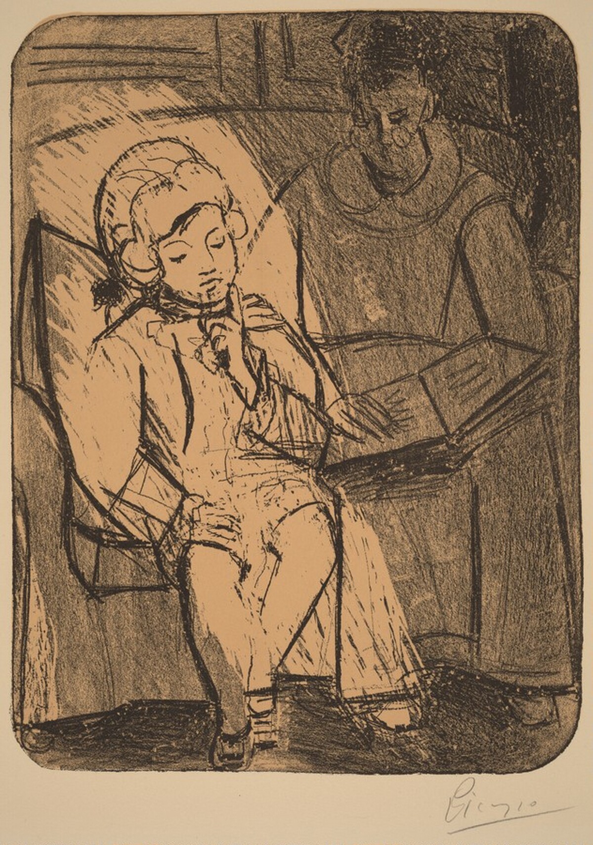 The Reading (La lecture) by Pablo Picasso