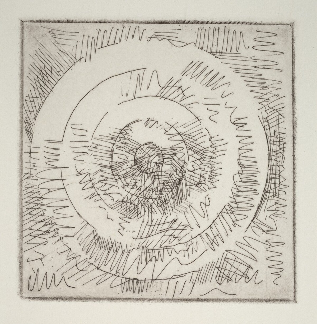 Target I [state proof of 1st state] by Jasper Johns