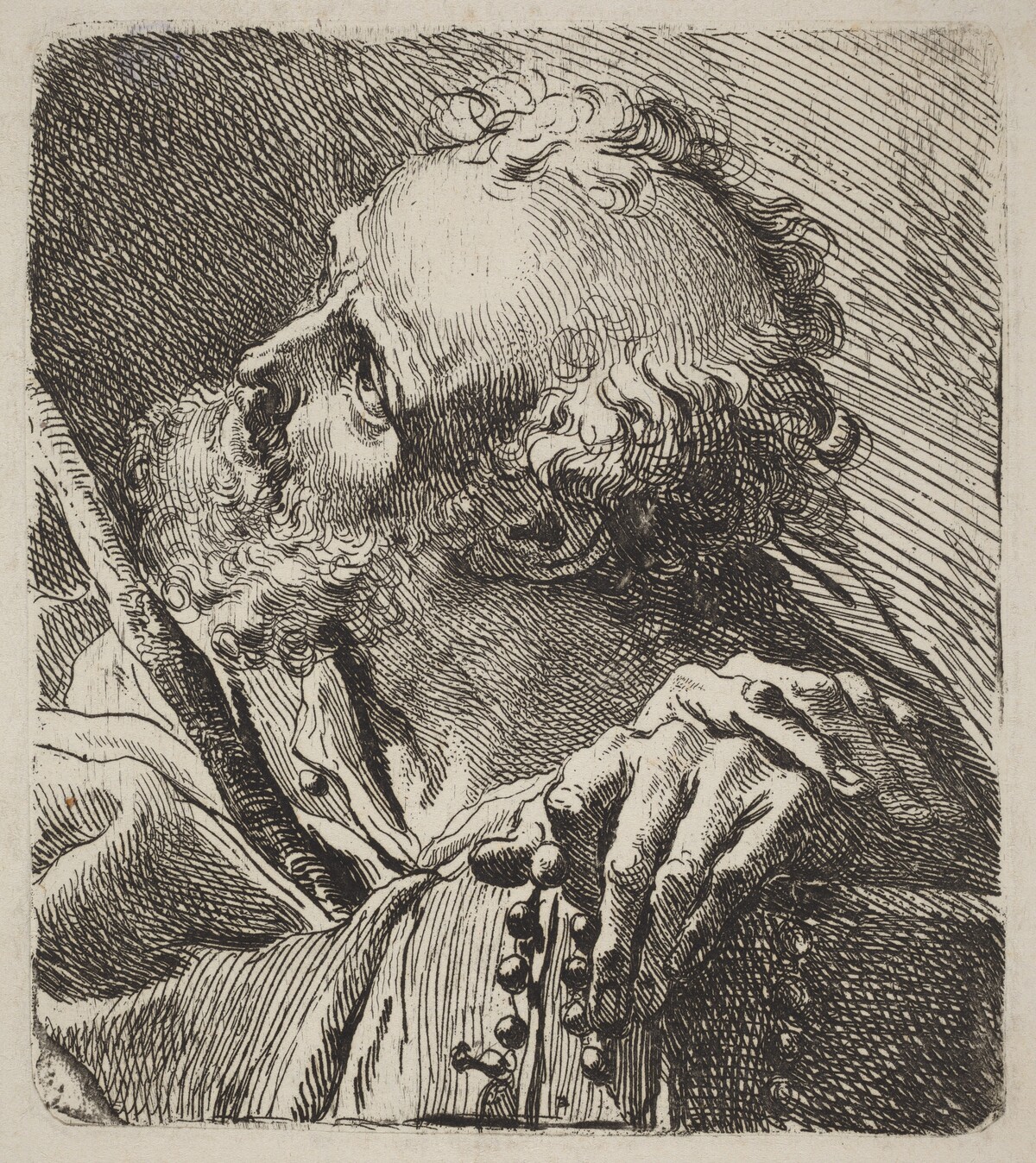 Bust of a Saint by Gaetano Gandolfi