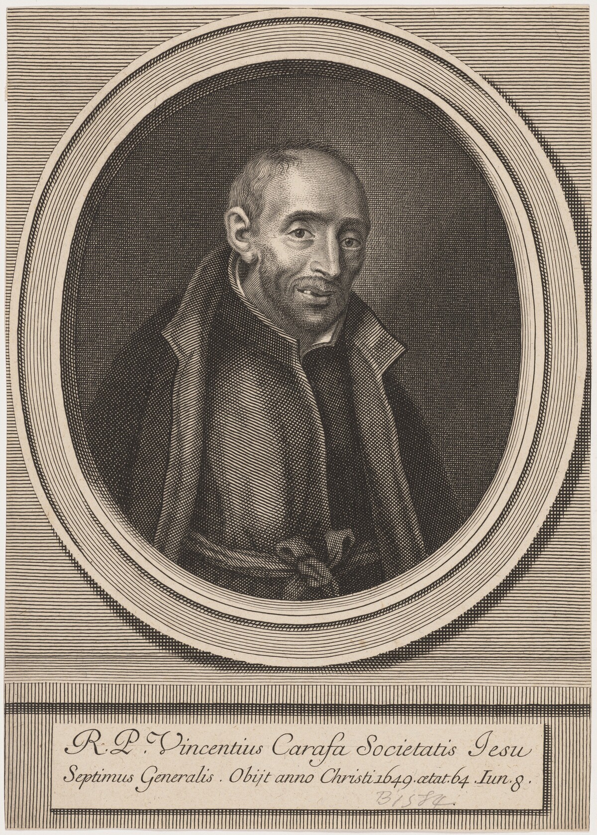 Vincentius Carafa, Jesuit by Unknown Artist
