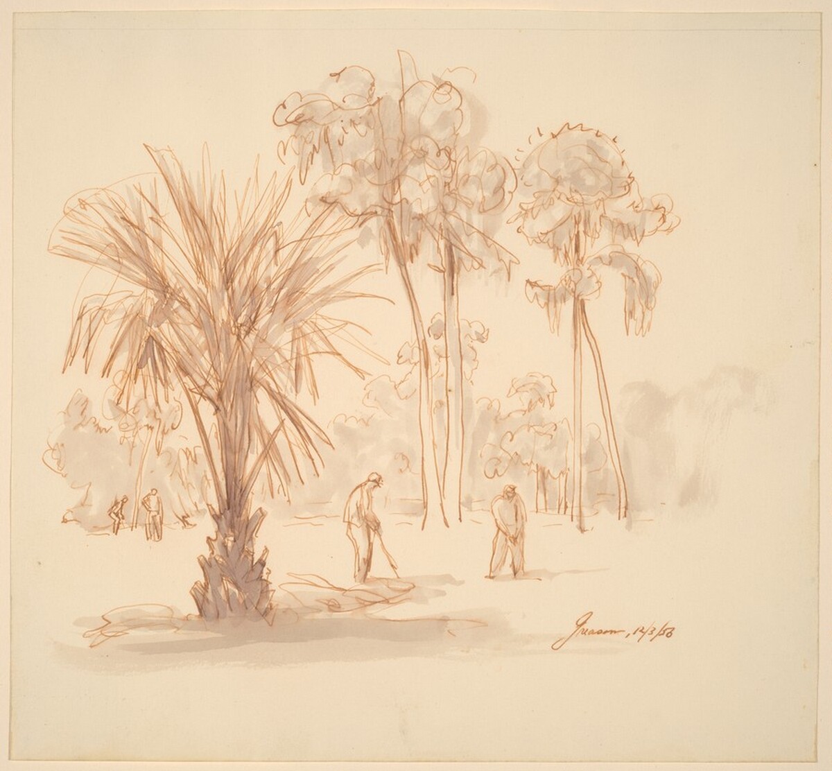 Golfers in the Tropics by Donald Carlisle Greason