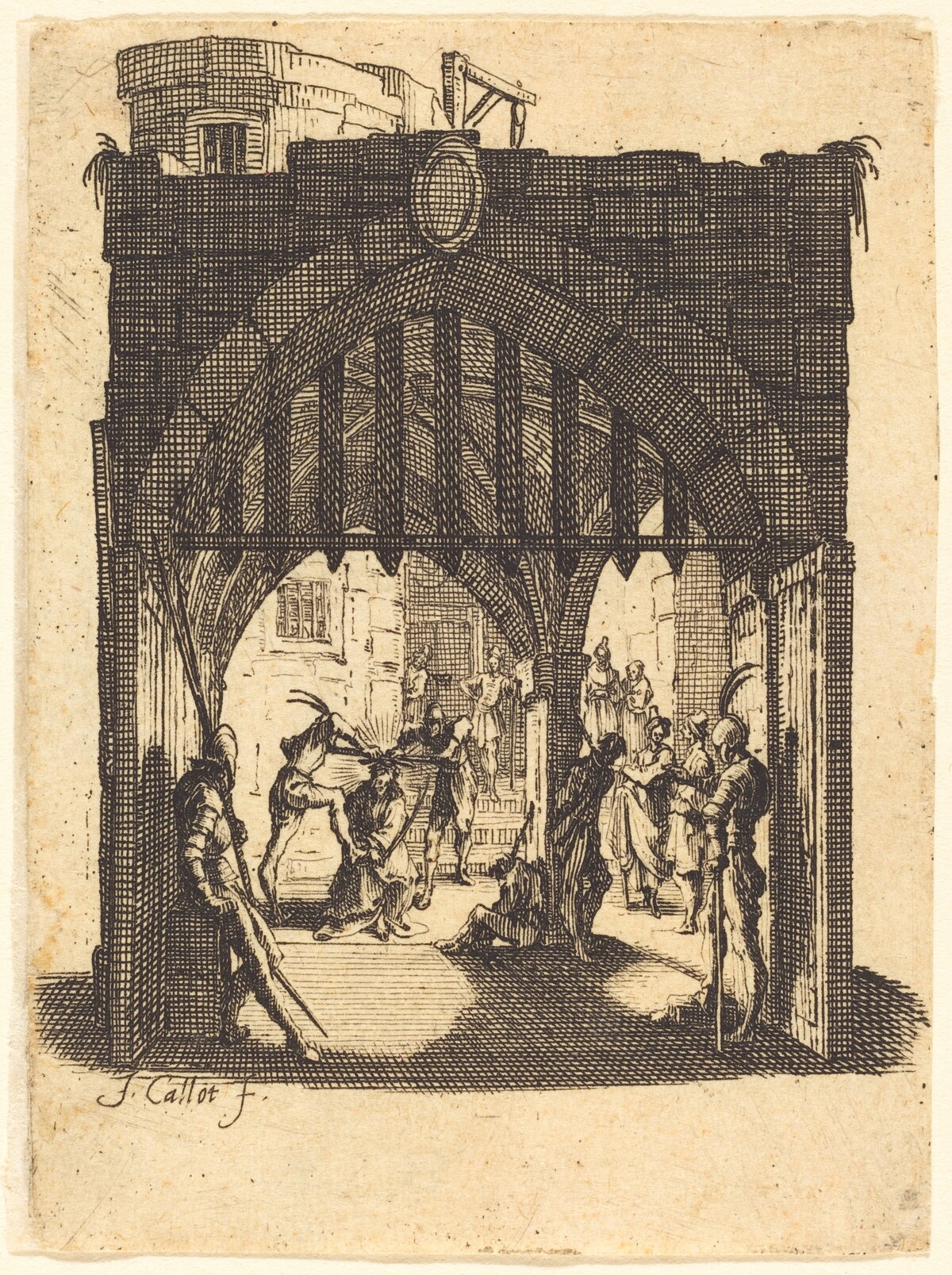 The Crowning with Thorns by Jacques Callot
