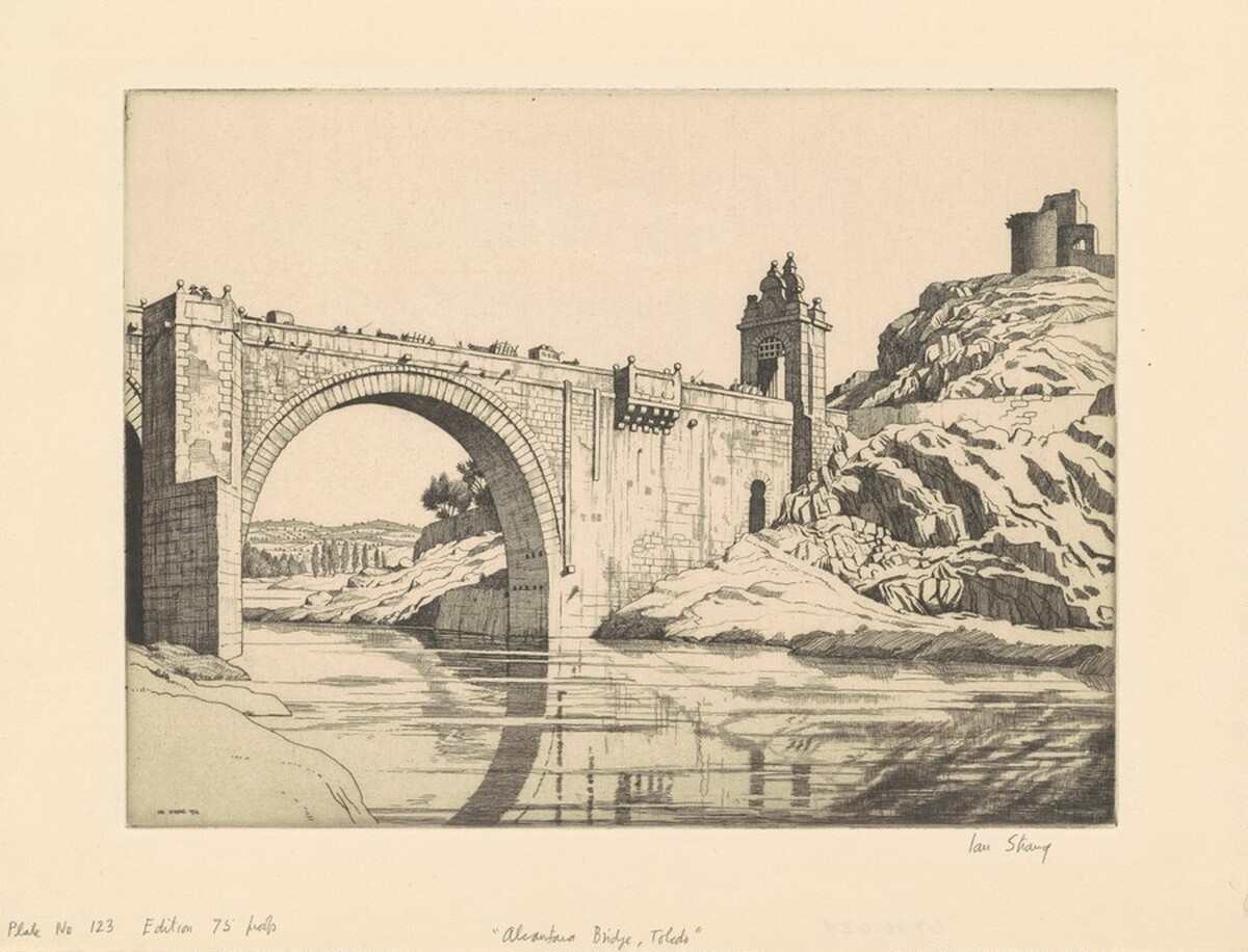 Alcantara Bridge, Toledo by Ian Strang