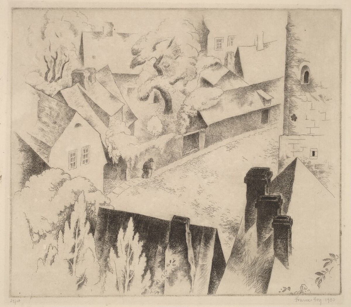 Swedish Town of Visby by Frances M. Foy