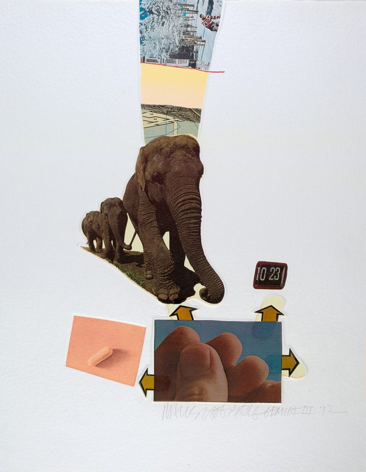Horsefeathers Thirteen—XV by Robert Rauschenberg