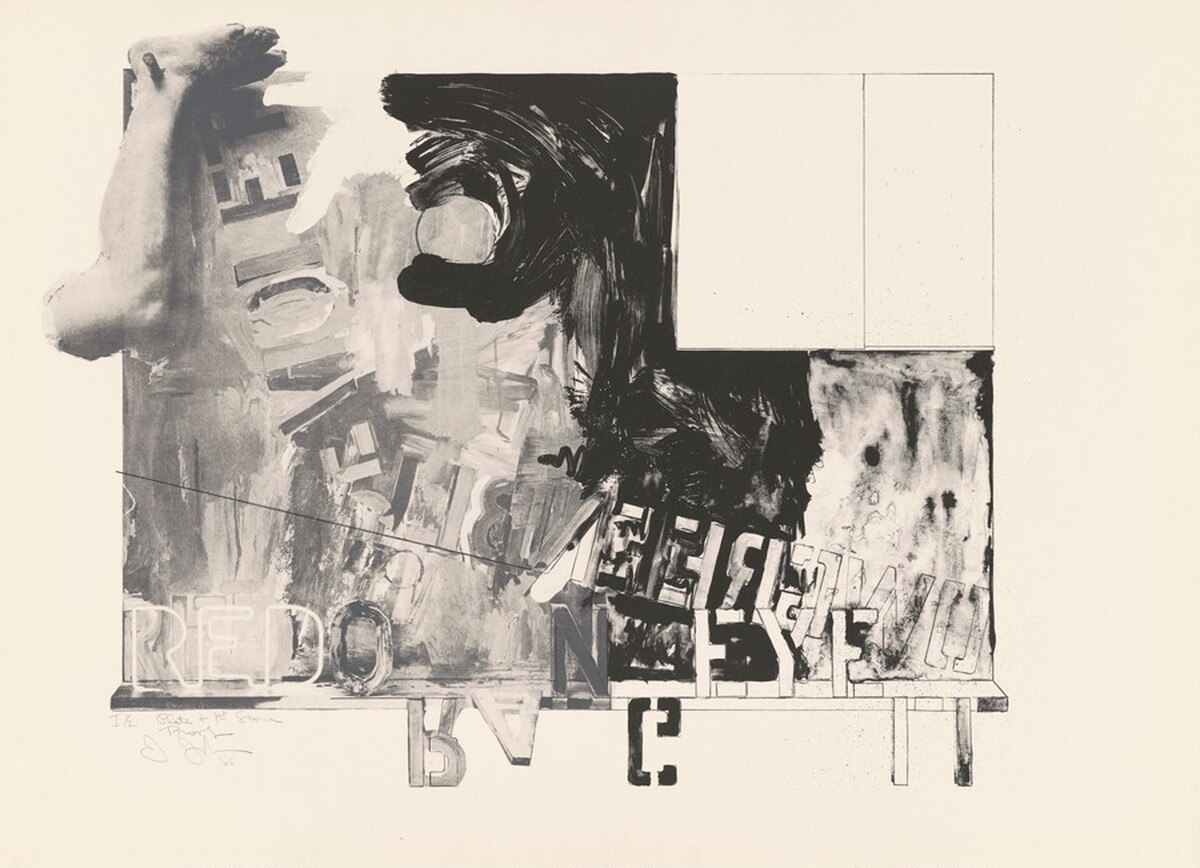 Passage I [misc. proof] by Jasper Johns
