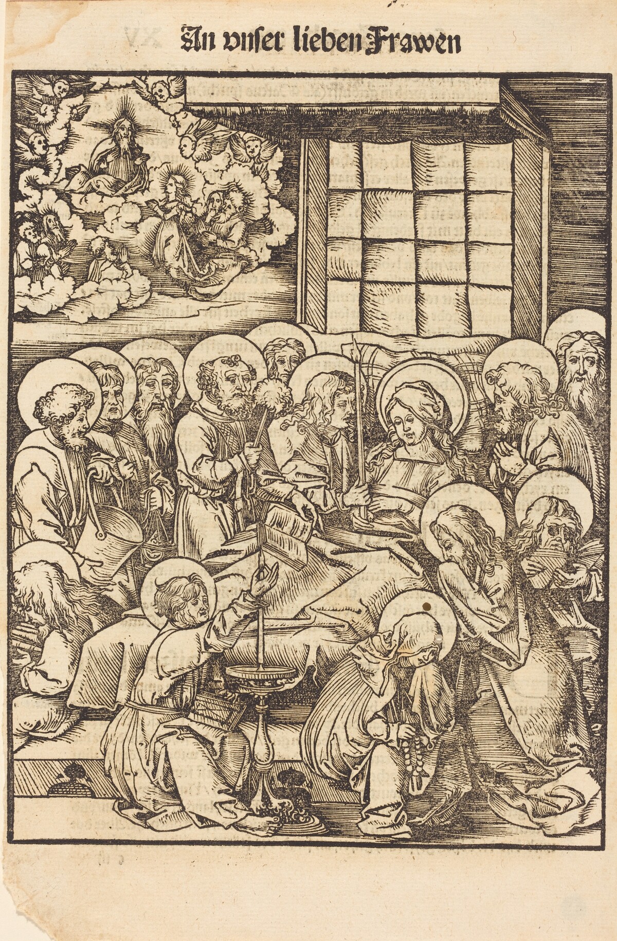 Death of the Virgin by Hans Wechtlin I