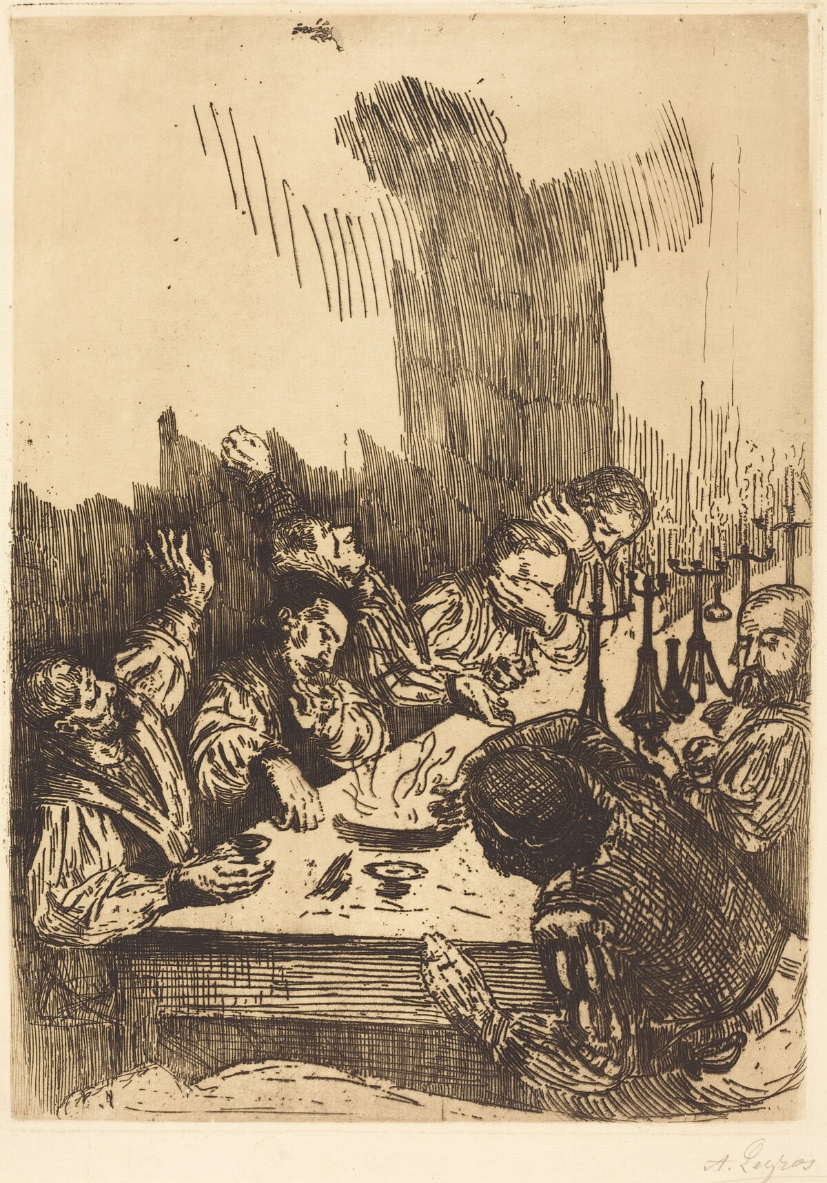 Shadow (Ombre) by Alphonse Legros