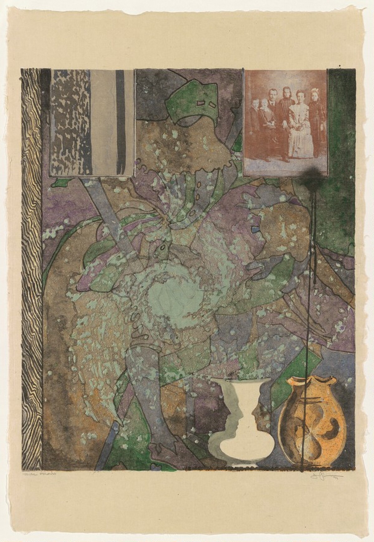Untitled (American Center) [trial proof] by Jasper Johns