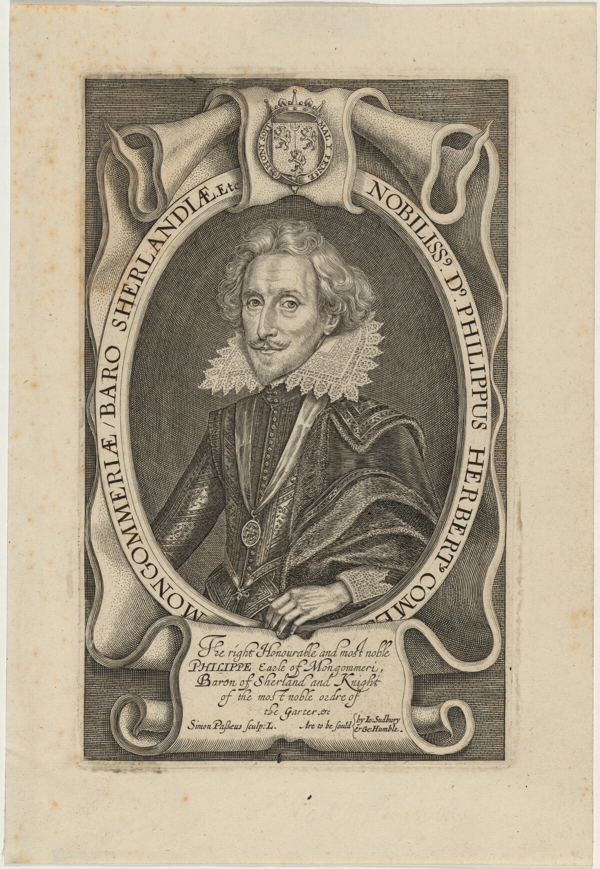 Philip Herbert, Fourth Earl of Pembroke by Simon de Passe
