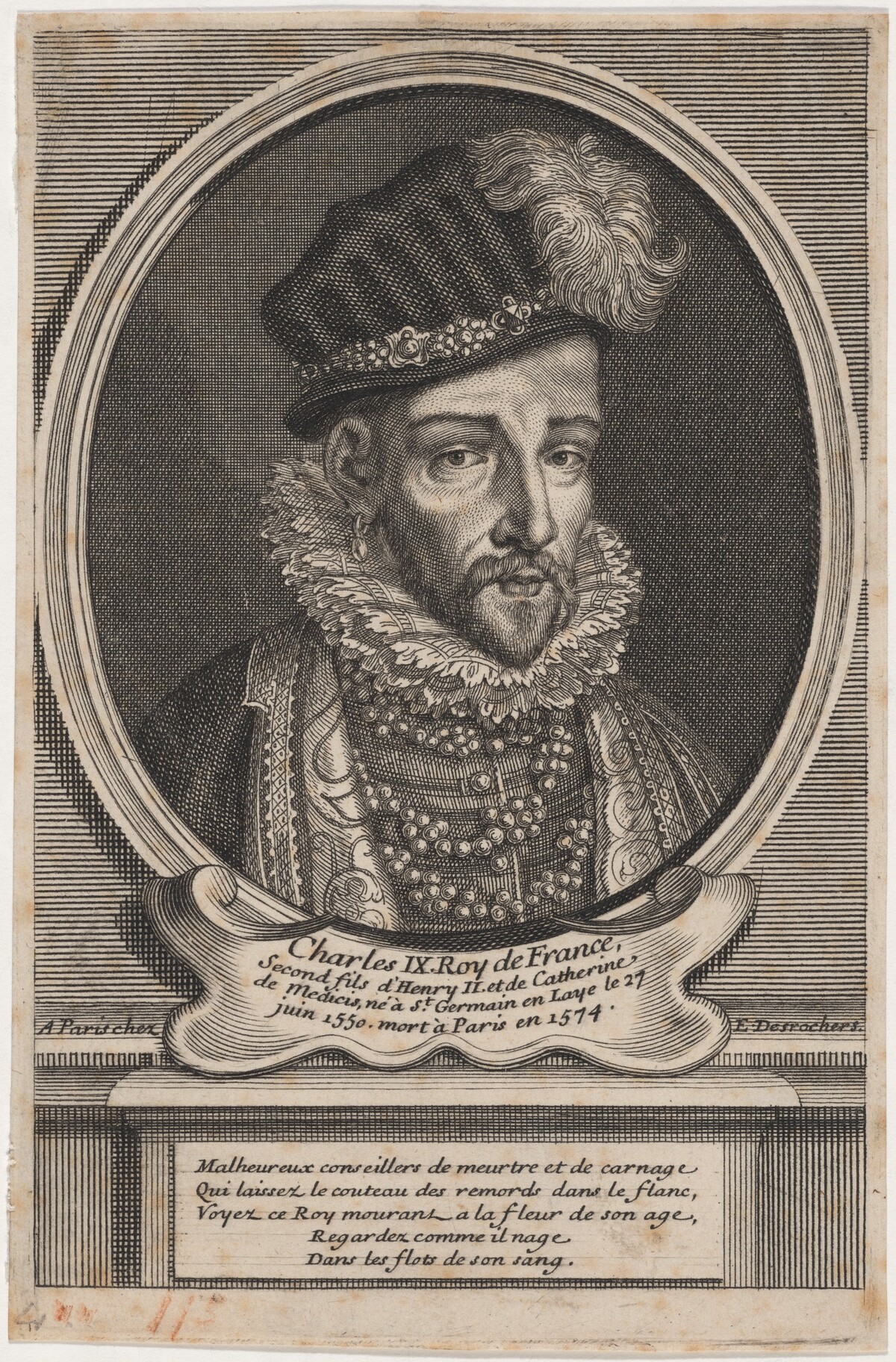 Charles IX, King of France by Etienne Desrochers