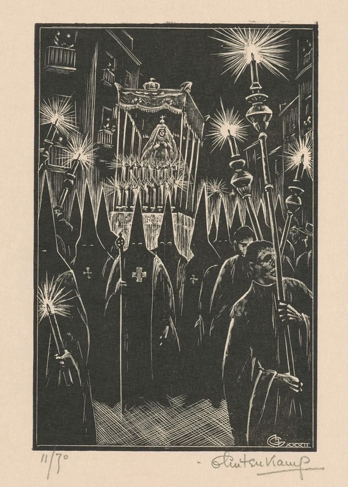 Cofradias, Easter Procession, Seville, Spain by Henry J. Glintenkamp
