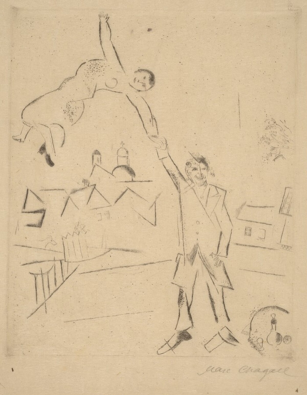 Promenade II by Marc Chagall