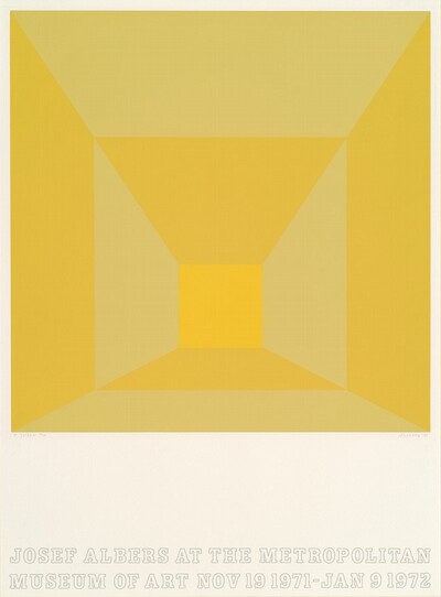 Josef Albers at the Metropolitan Museum of Art: P-Yellow