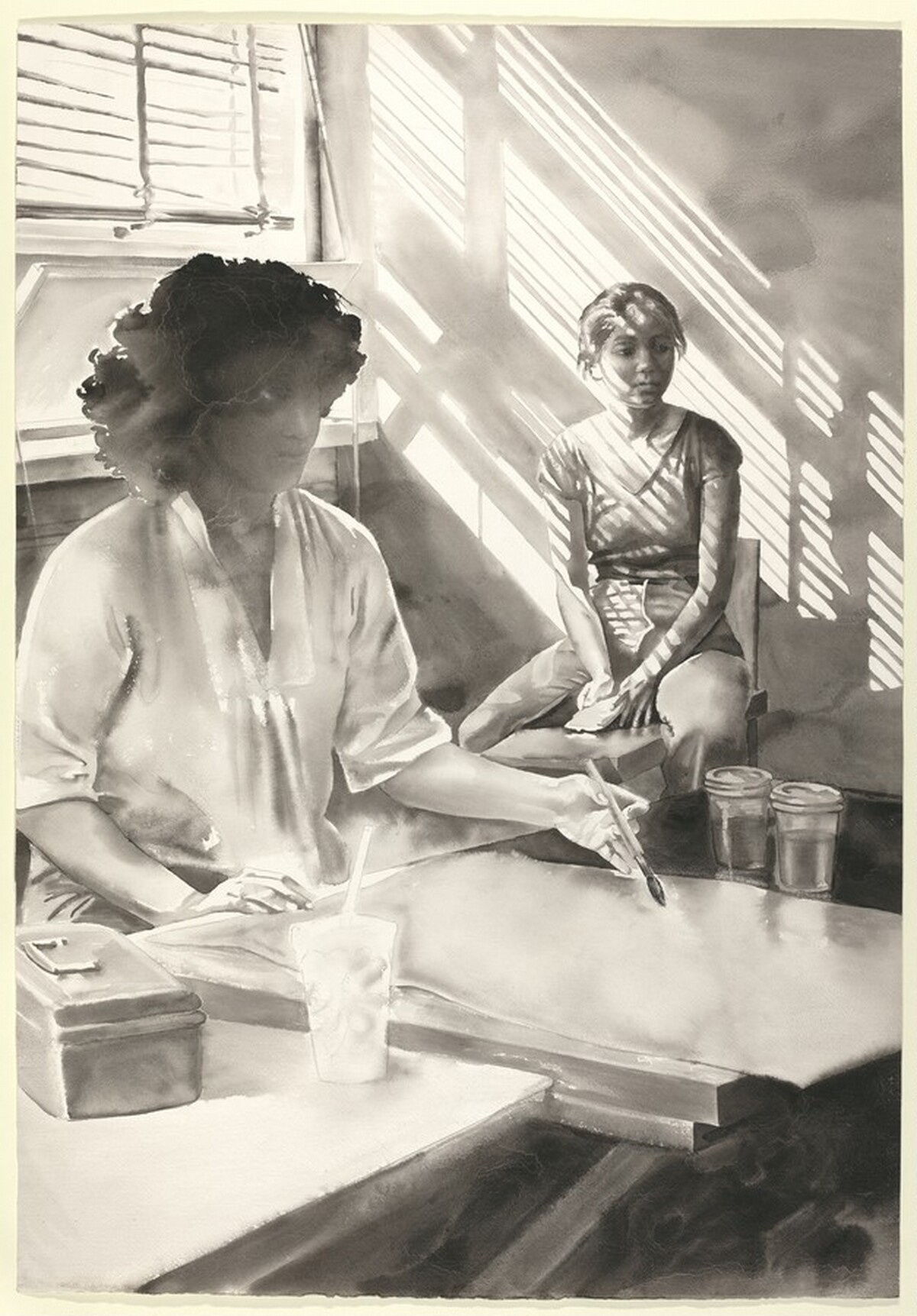 Artist in Her Studio by Ruth Ellen Weisberg