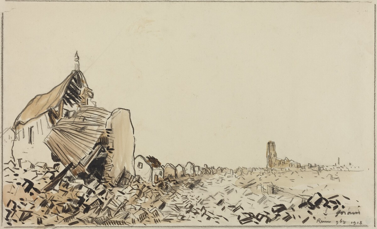 Reims 9bre 1918 by Jean-Louis Forain
