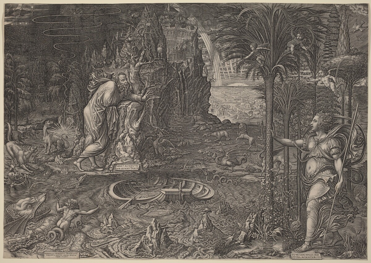 Allegory of Life by Giorgio Ghisi