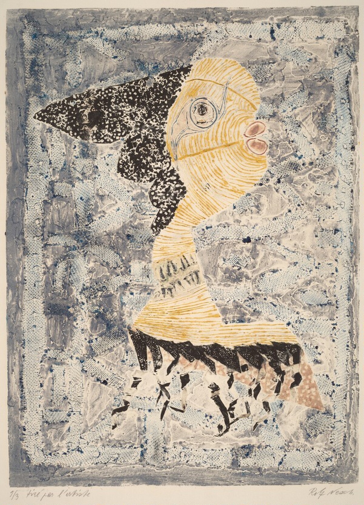 Noblewoman (Die Vornehme) by Rolf Nesch