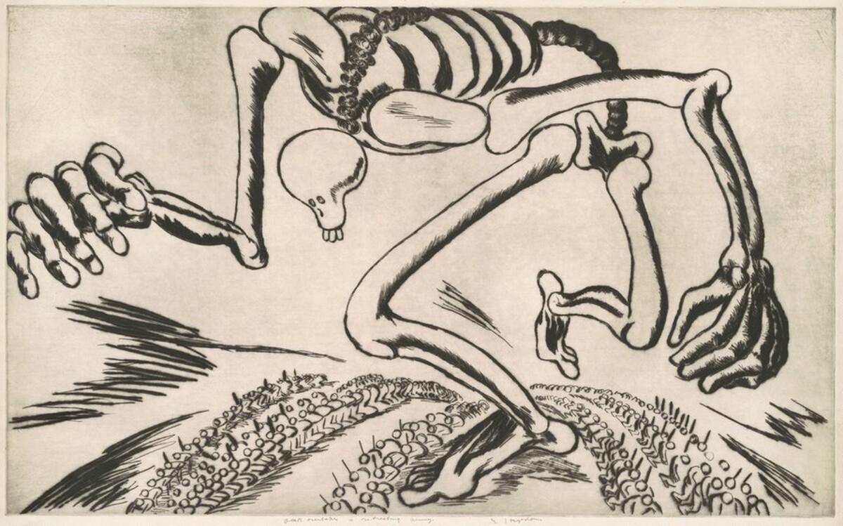 Death Overtakes a Retreating Army by Edward Hagedorn