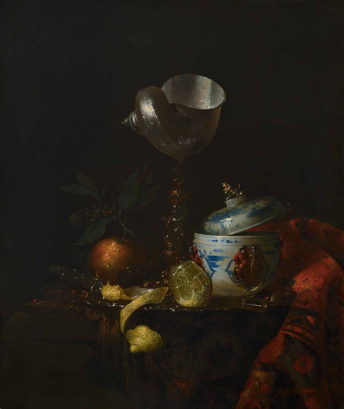 Still Life with Nautilus Cup by after Willem Kalf