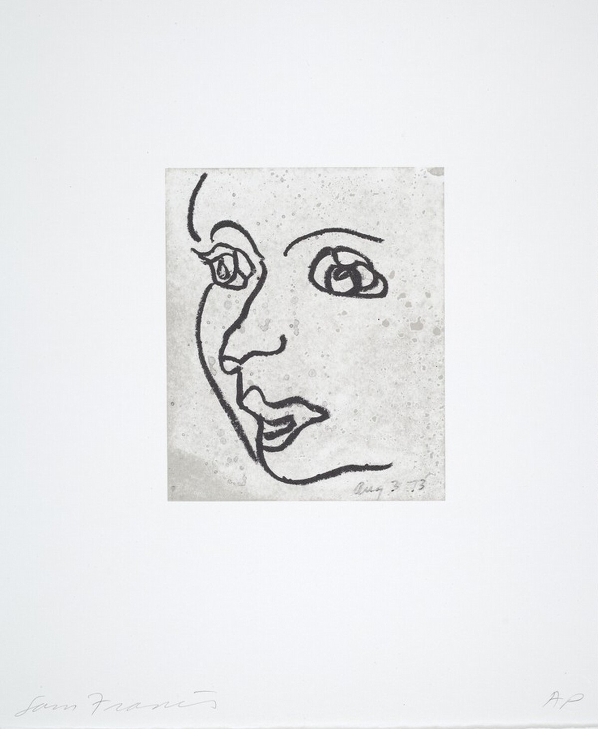 Self-Portrait by Sam Francis