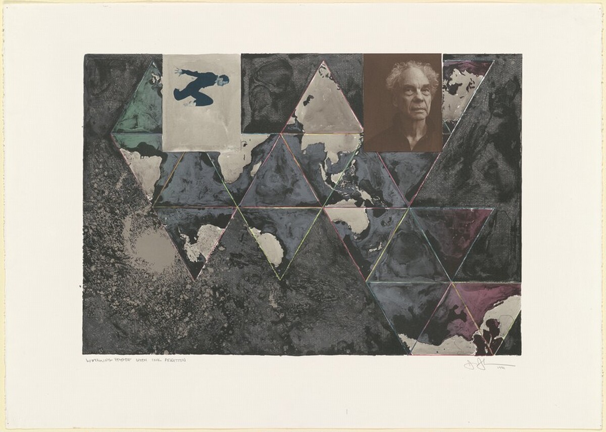 Ocean [working proof] by Jasper Johns