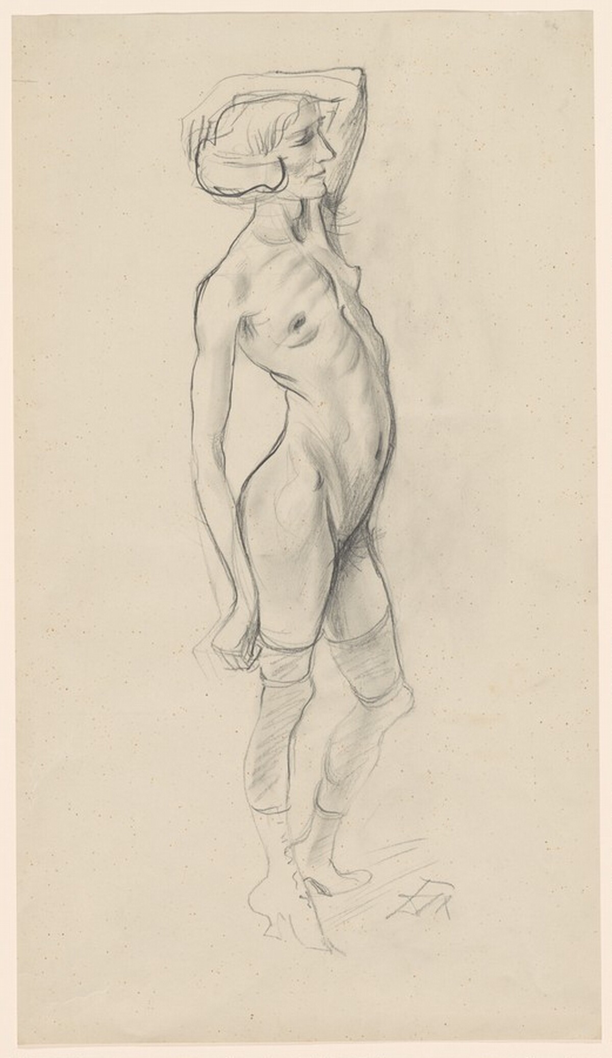 Standing Nude by Otto Dix