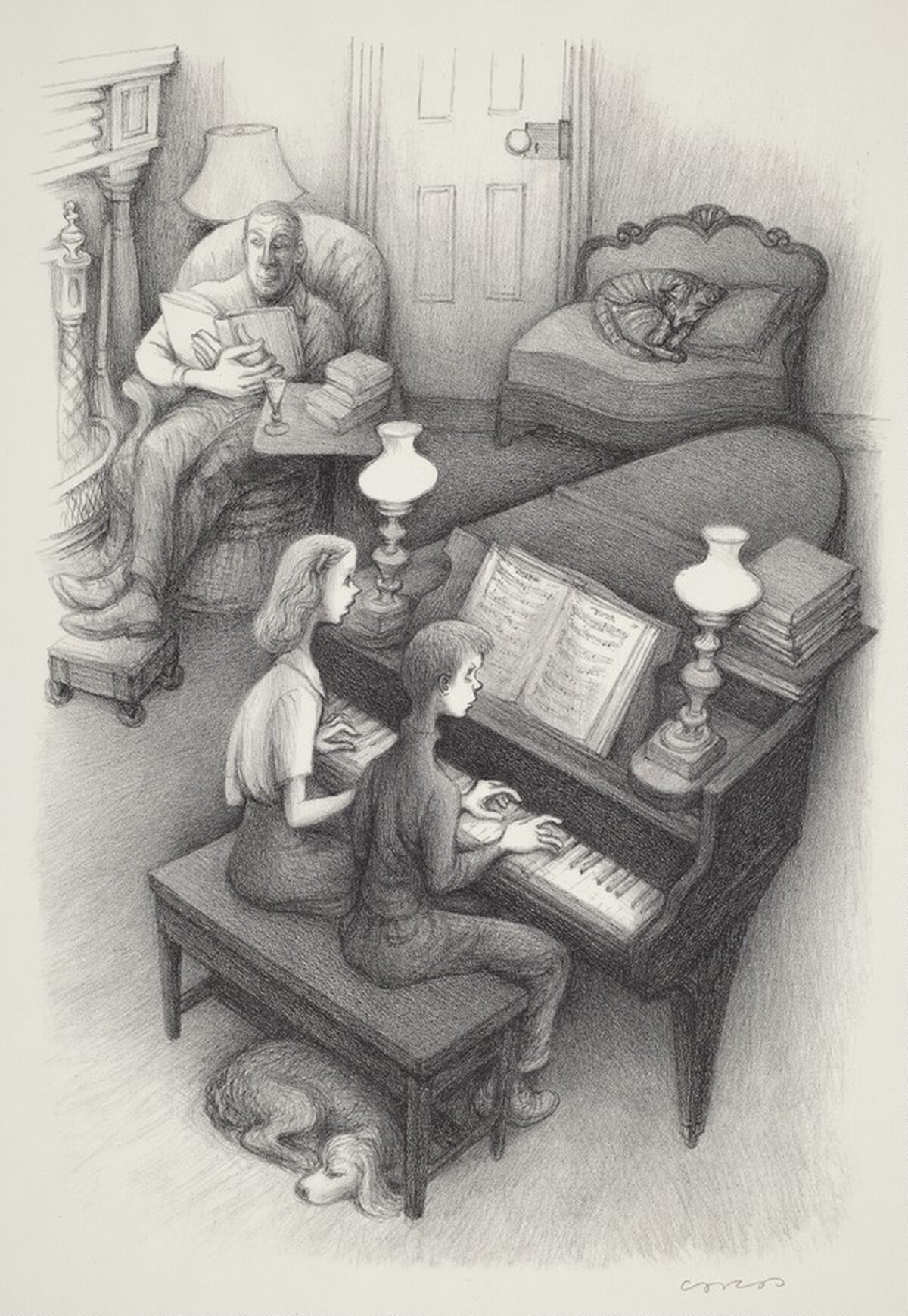 The Duet by Lucille Corcos