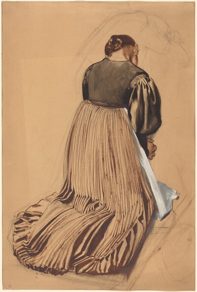 Kneeling Woman from Behind