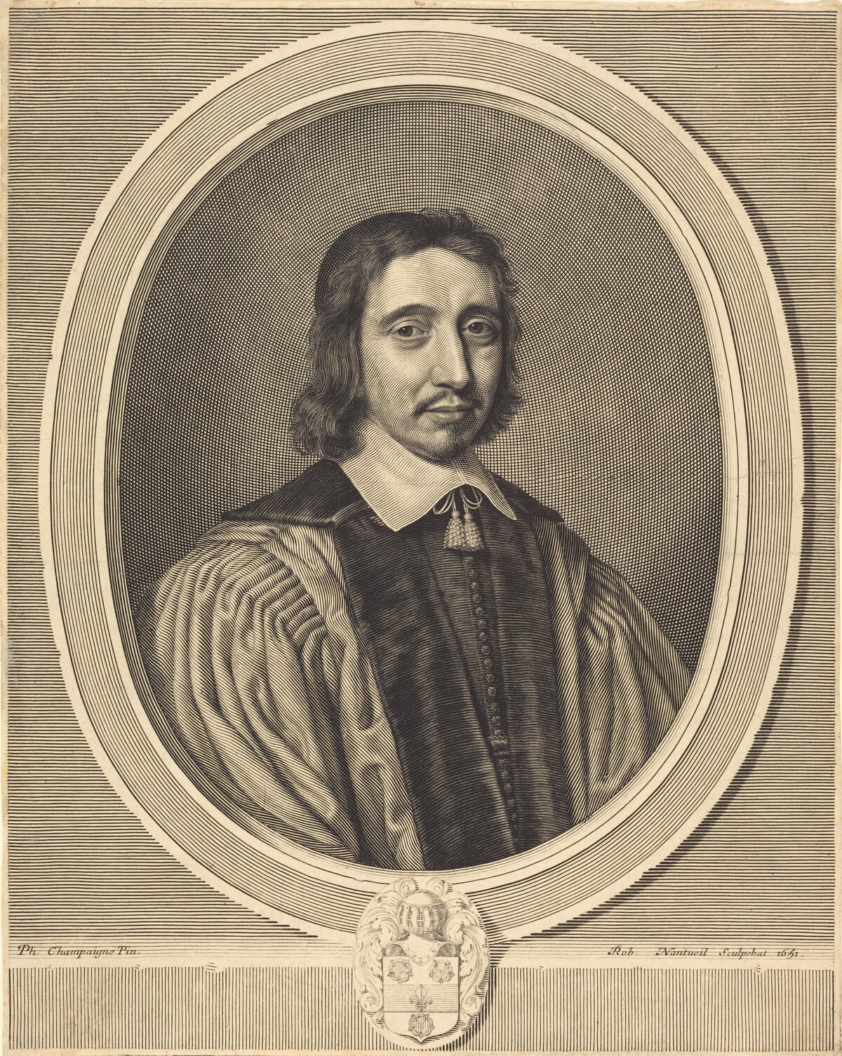 Charles Benoise by Robert Nanteuil after Philippe de Champaigne