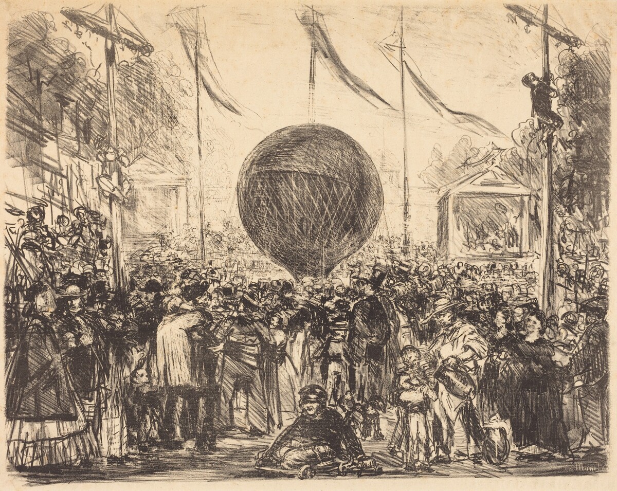 The Balloon by Edouard Manet