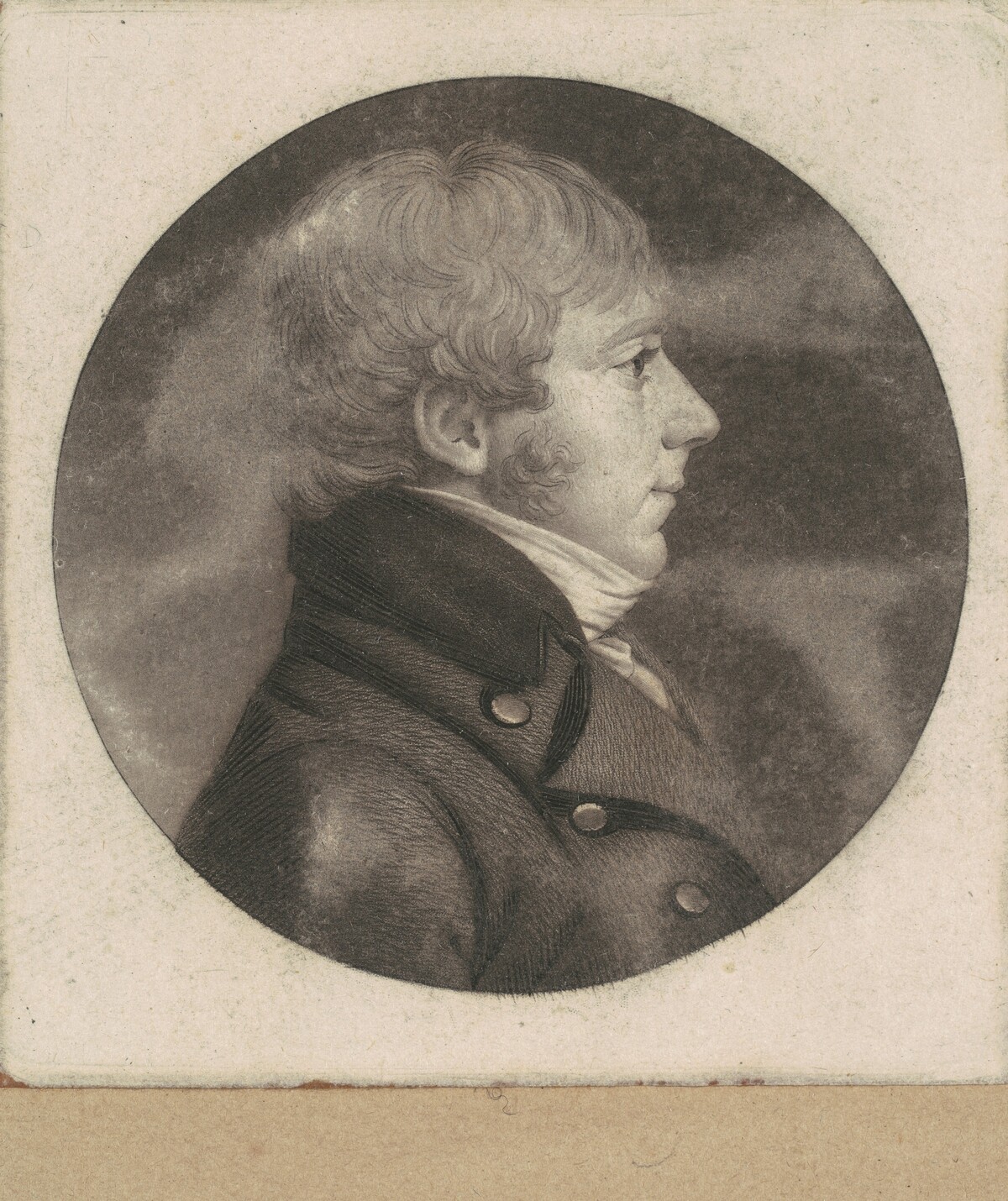 Unidentified Man by Charles B. J. Févret de Saint-Mémin