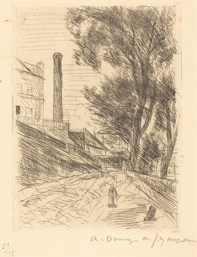 Landscape with Chimney (Paysage a la cheminée)