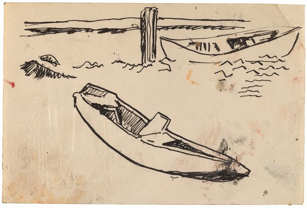 Two Boats by Mark Rothko
