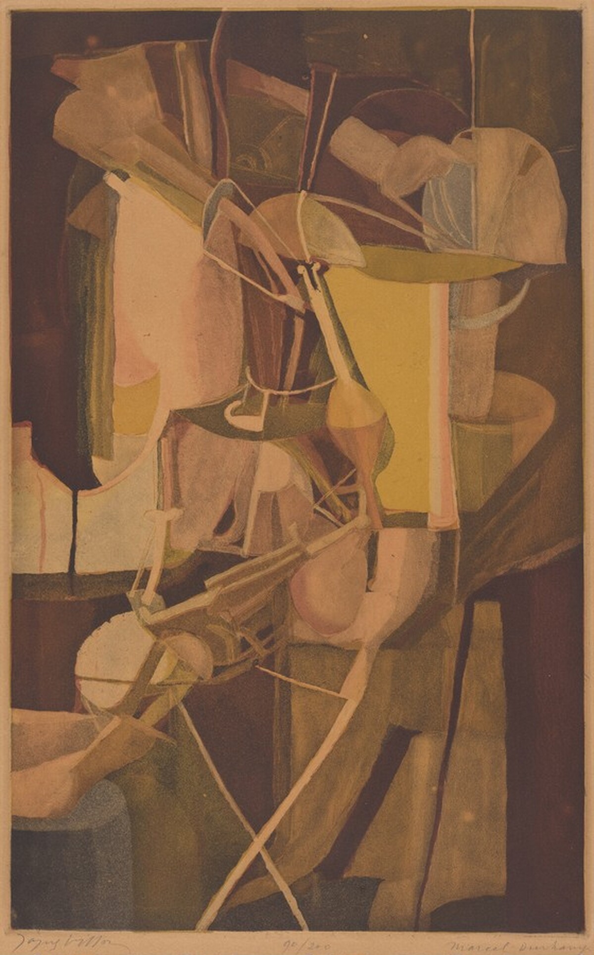 La Mariée by Jacques Villon after Marcel Duchamp