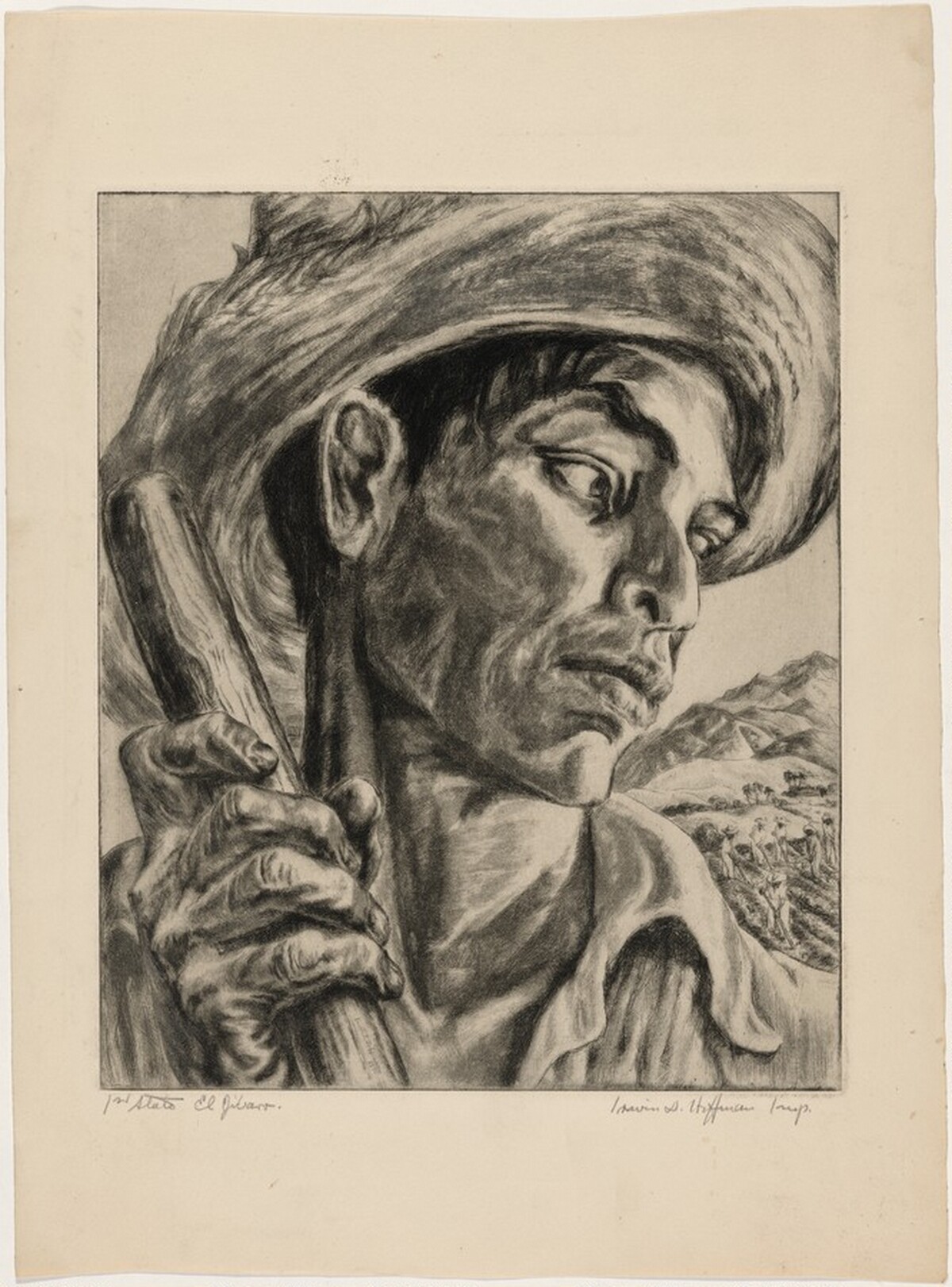 El Jibaro, Puerto Rico [state proof] by Irwin D. Hoffman